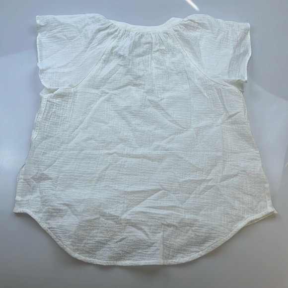 UpWest Coastal Cotton Popover Top N197 - Picture 5 of 5